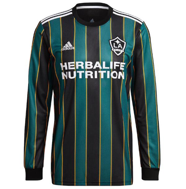 2021/22 LA Galaxy Long Sleeve Away Kit Soccer Jersey